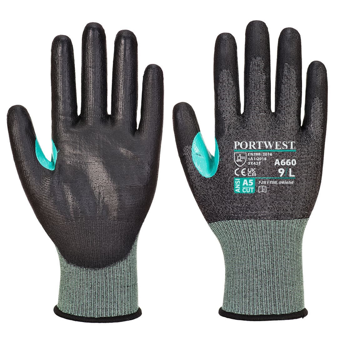 Gant anti-coupure en PU CS E18 Noir