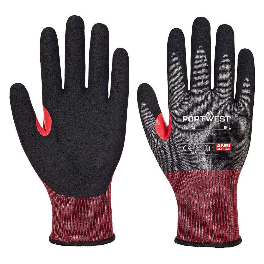 Gant anti-coupure nitrile CT F18 Noir