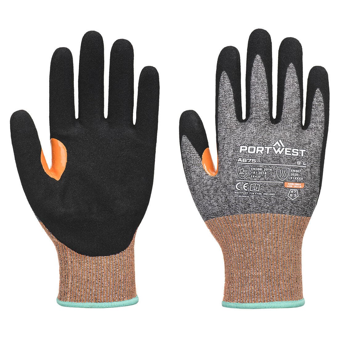CS Cut G18 Nitrile Sand A7 Glv Gris/Noir