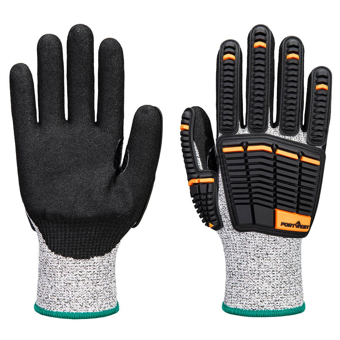 Gant Impact C13 mousse de nitrile Gris/Noir