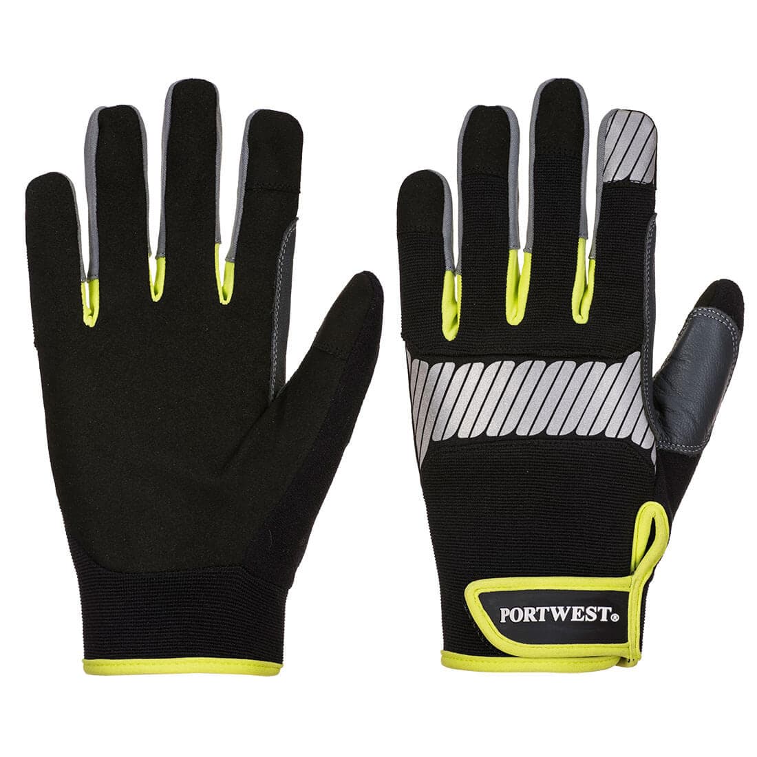 Gant usage général PW3 Noir/jaune