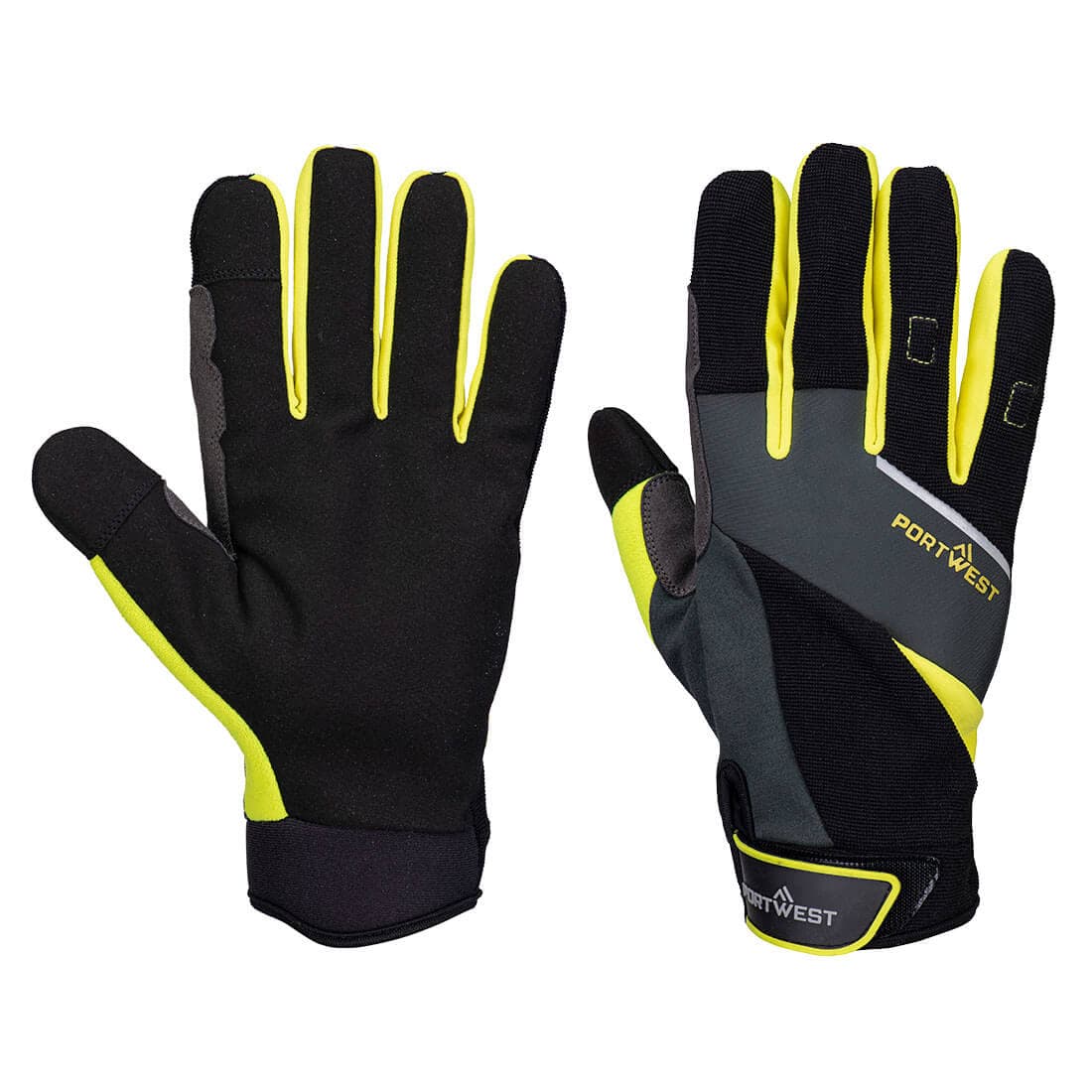 DX4 LR Gant Anti-Coupure Noir/jaune
