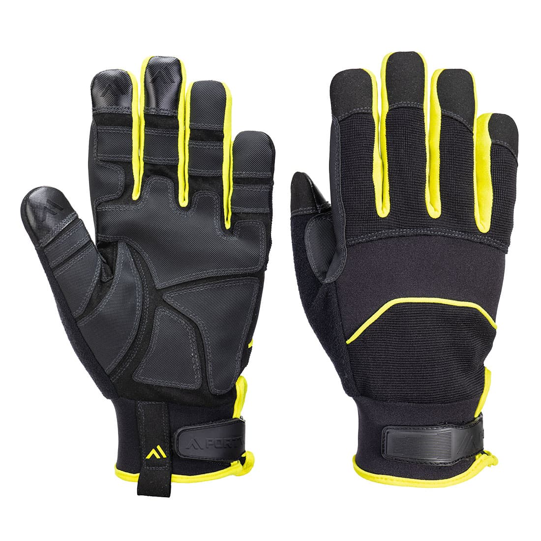 Gant anti piqûre Noir/jaune
