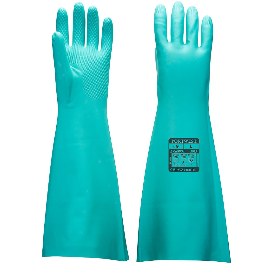 Gant Nitrile Extra-Long Vert