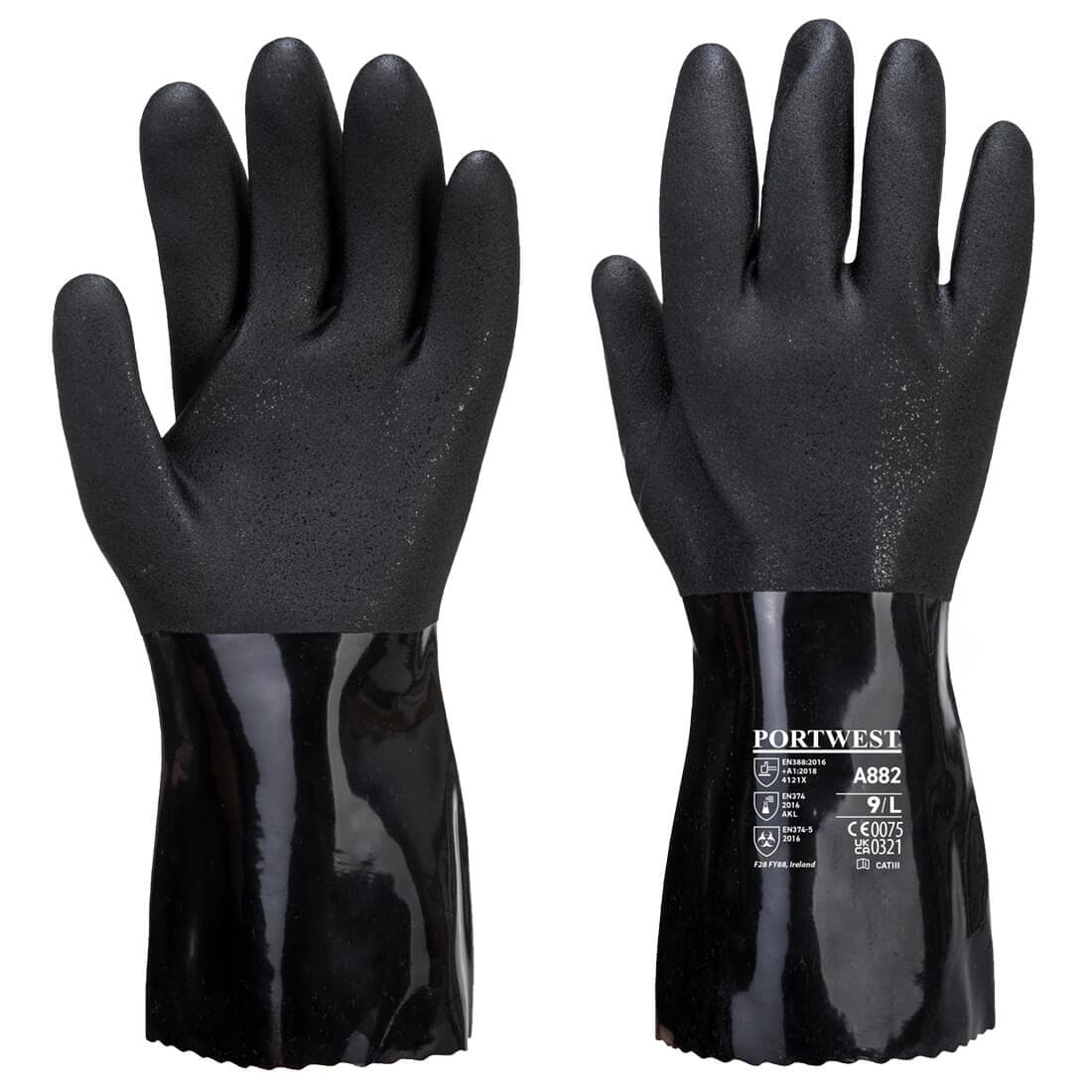 Gant Chimie PVC ESD Noir