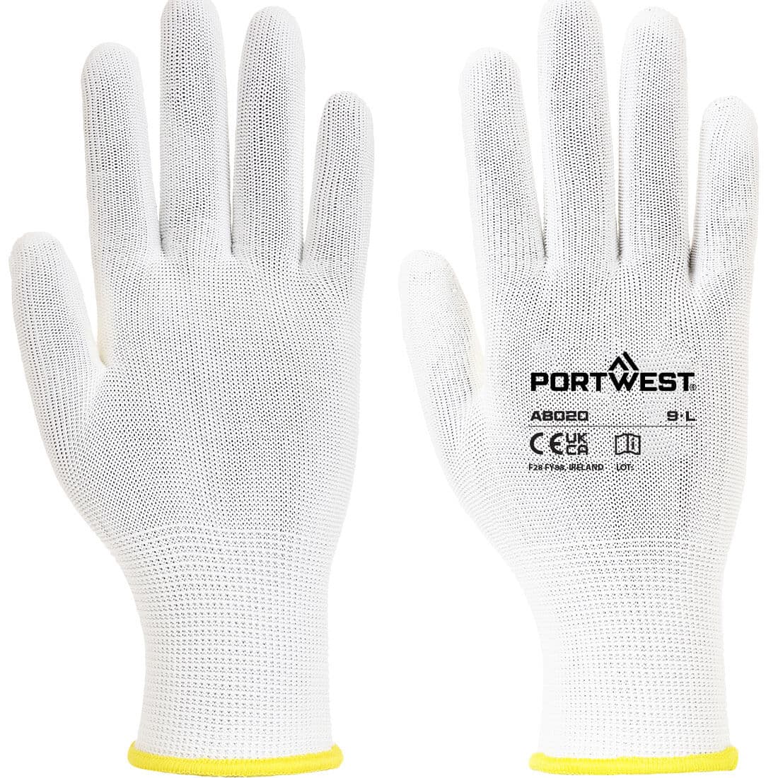 Gant d'assemblage (360 paires) Blanc