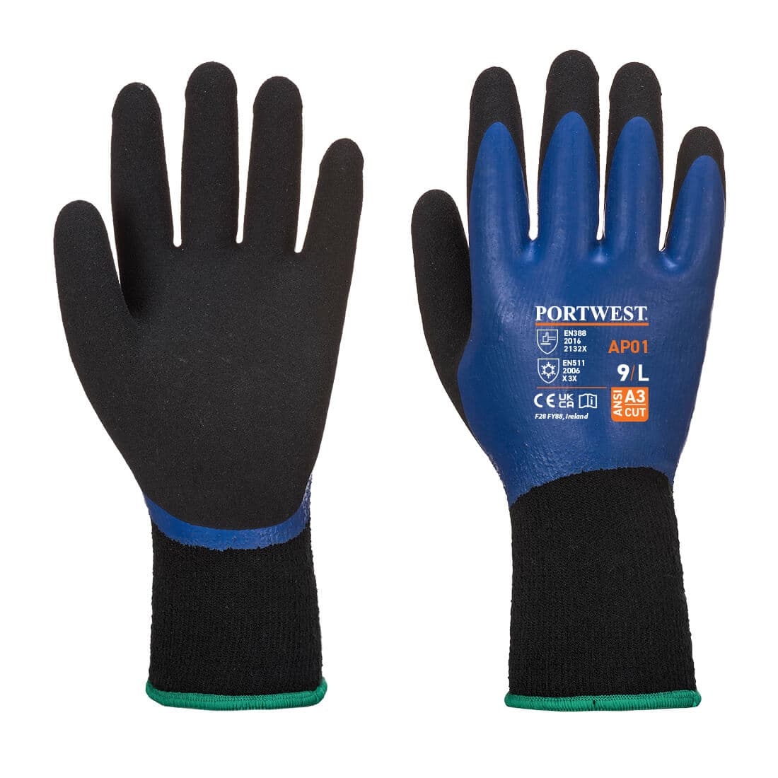 Thermo Pro Glove Bleu/Noir