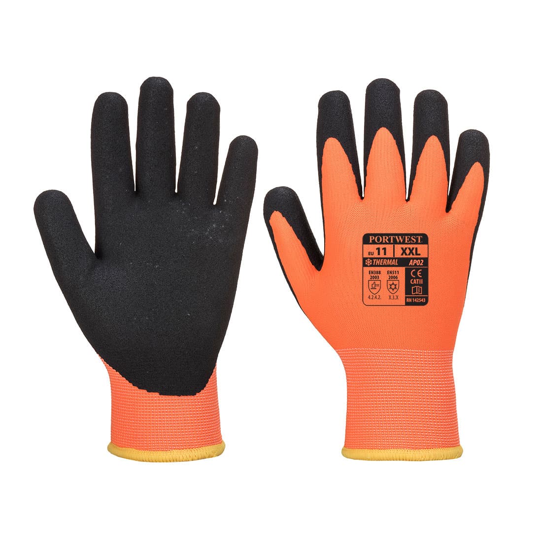 Gant Thermo Pro Ultra Orange/Noir