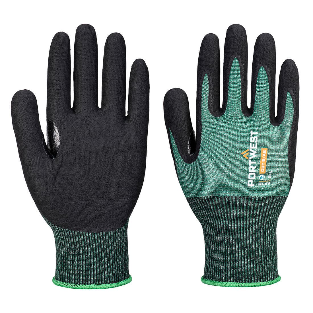 Gant SG Grip15 Eco Nitrile (Pack12) Vert/Noir