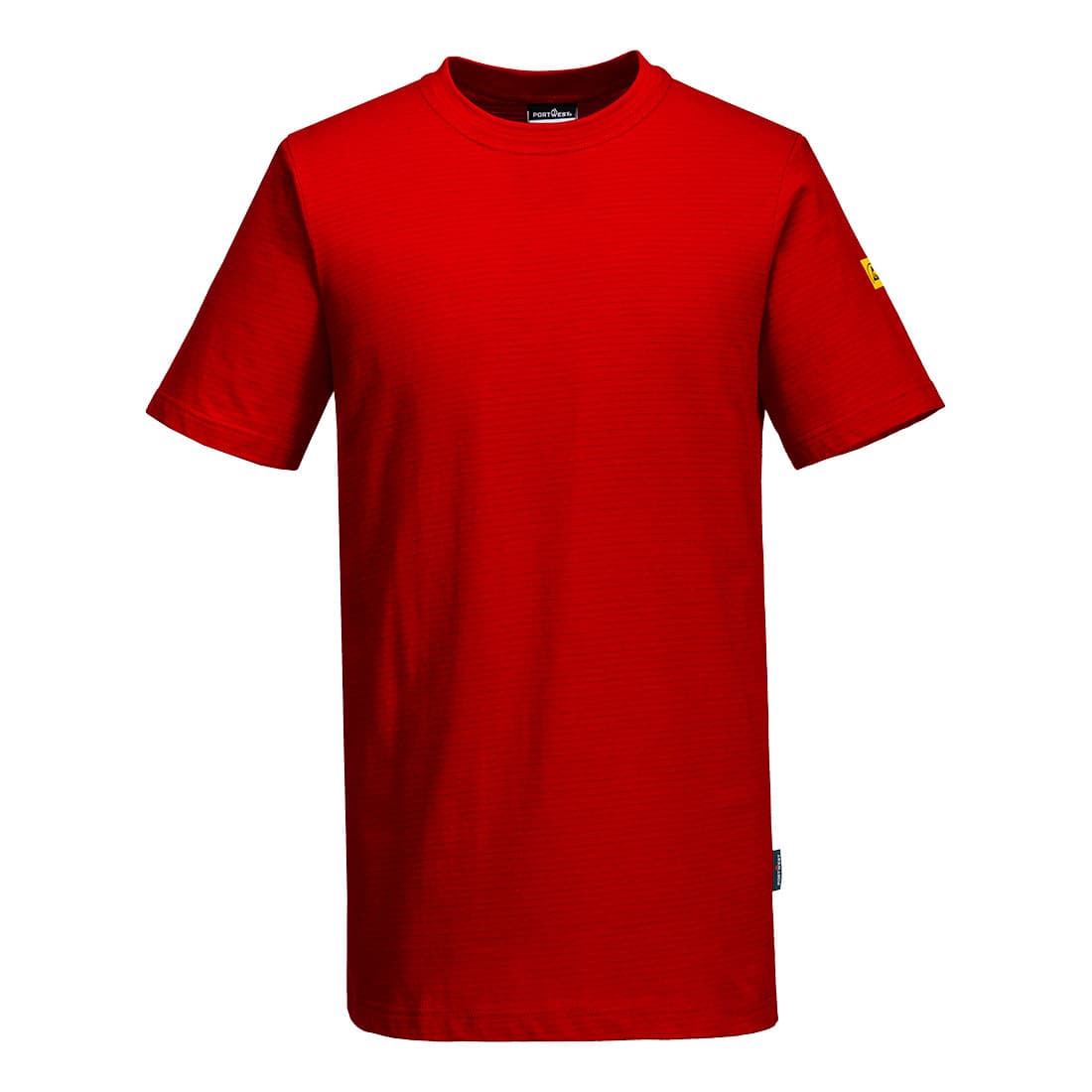 T-Shirt antistatique ESD Rouge foncé