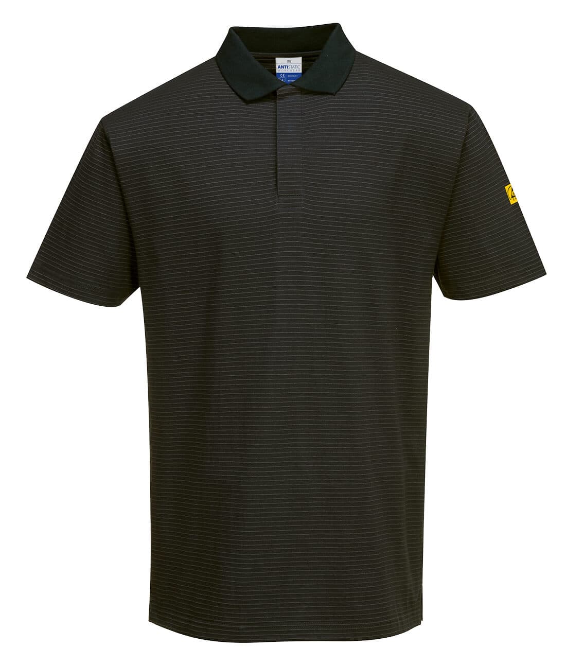 Polo antistatique ESD Noir