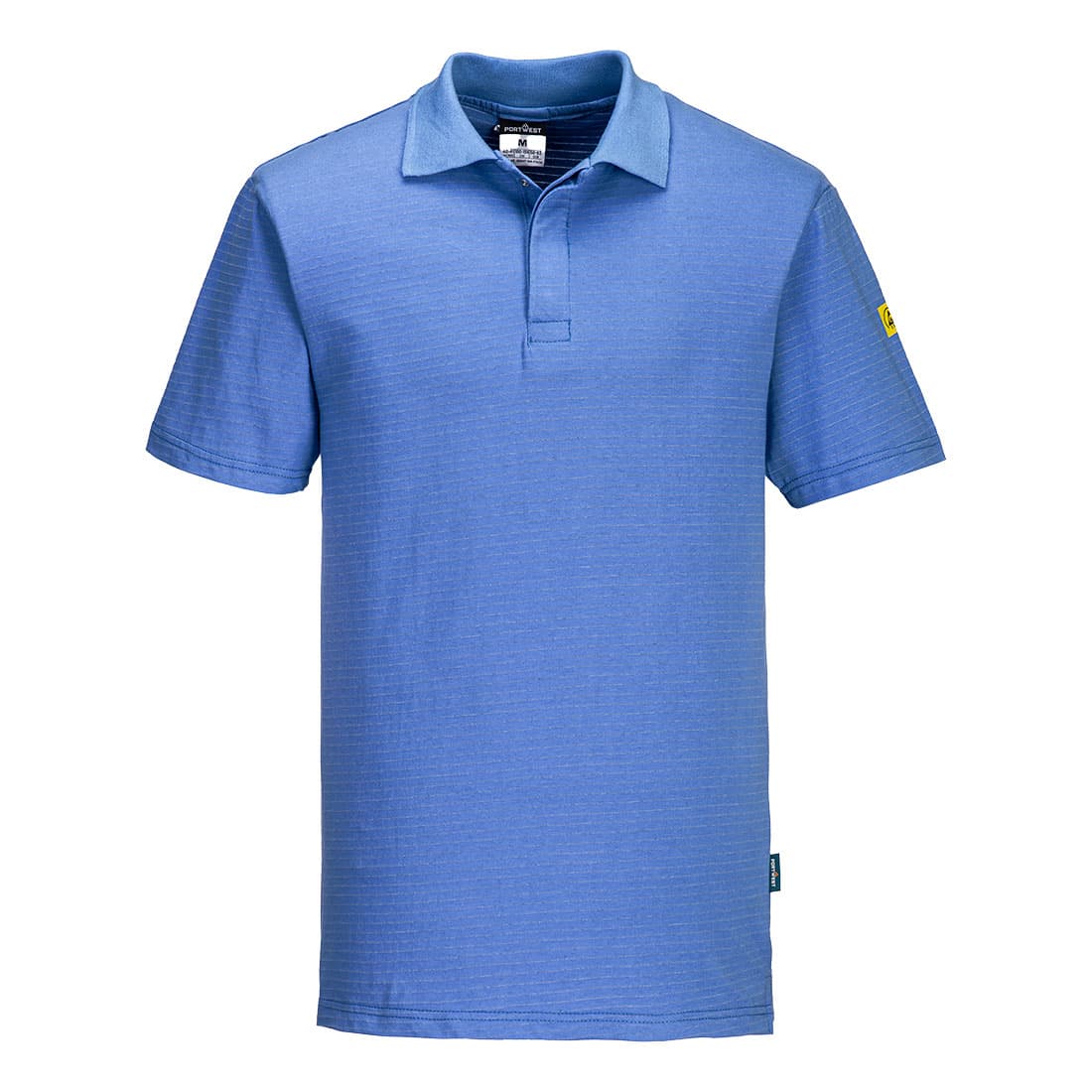 Polo antistatique ESD Bleu Hamilton