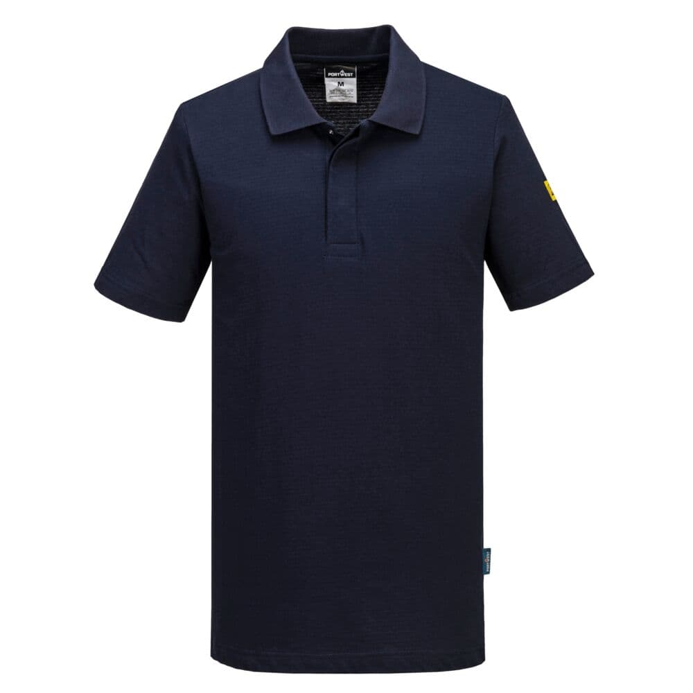 Polo antistatique ESD Marine