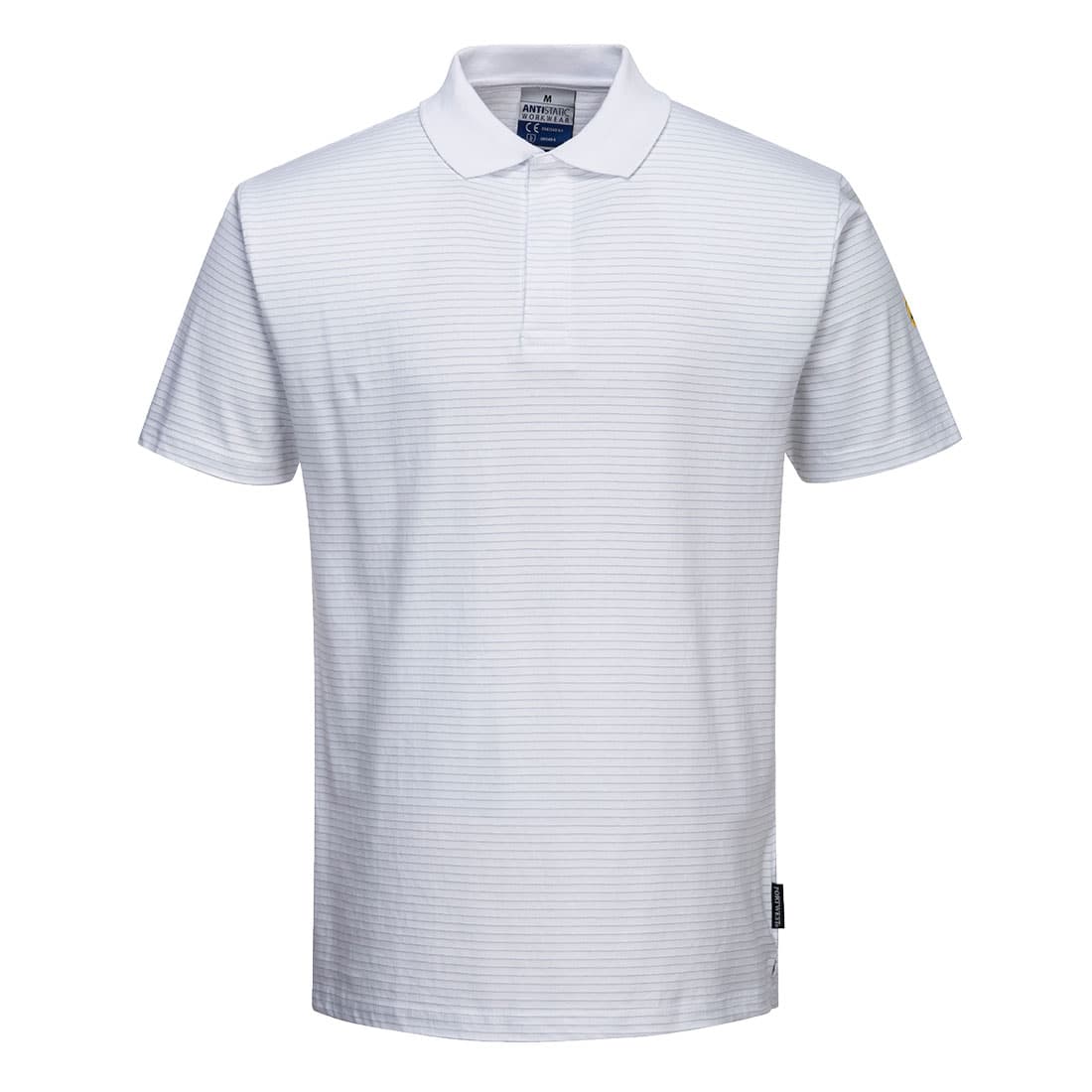 Polo antistatique ESD Blanc