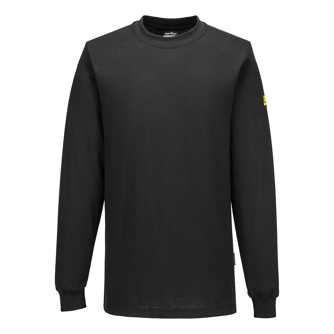 T-shirt manches longues antistatique ESD Noir