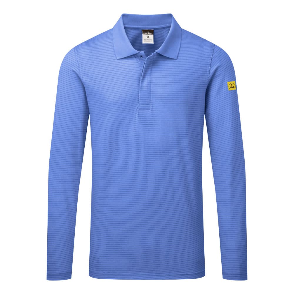Polo manches longues ESD Bleu Hamilton