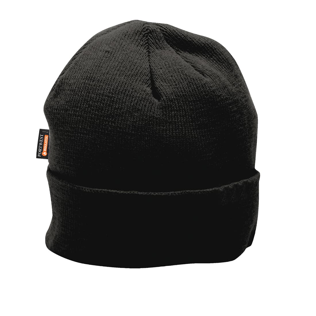 Bonnet en tricot isolé Noir