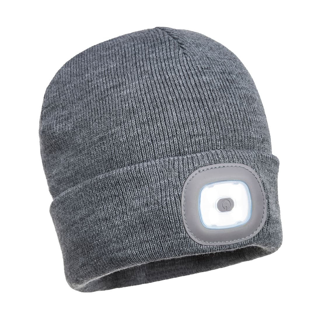 Bonnet Beanie avec lampes LED Gris