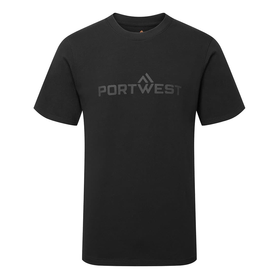 T-shirt en coton Portwest manches courtes Noir