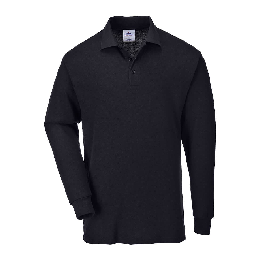 Polo Manches Longues Noir
