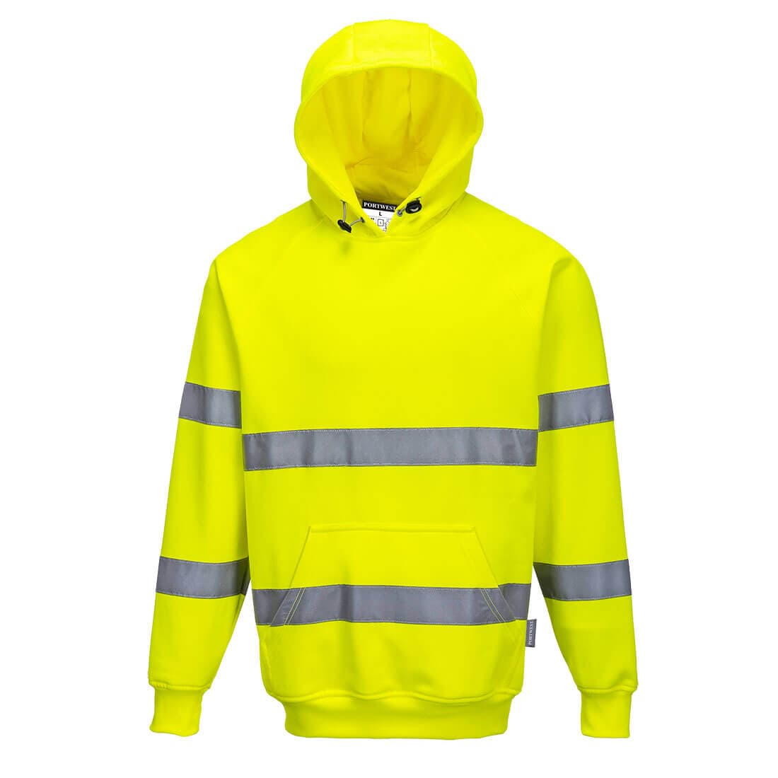 Sweatshirt Haute Visibilité à capuche Jaune