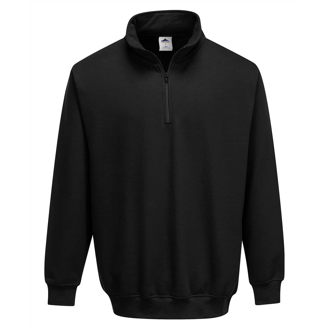 Sweatshirt col zippé Sorrento Noir