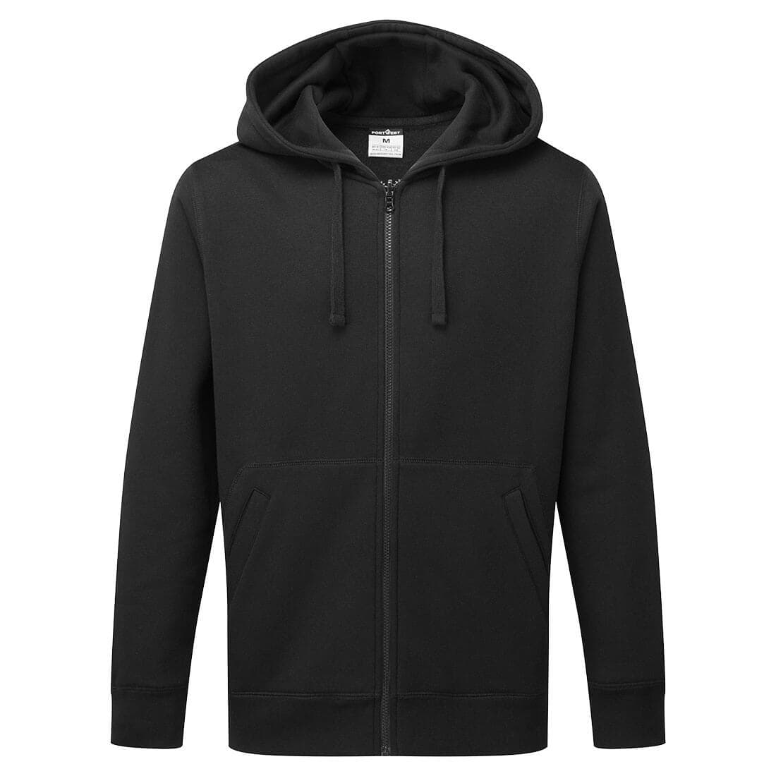 Sweat à capuche zippé Noir
