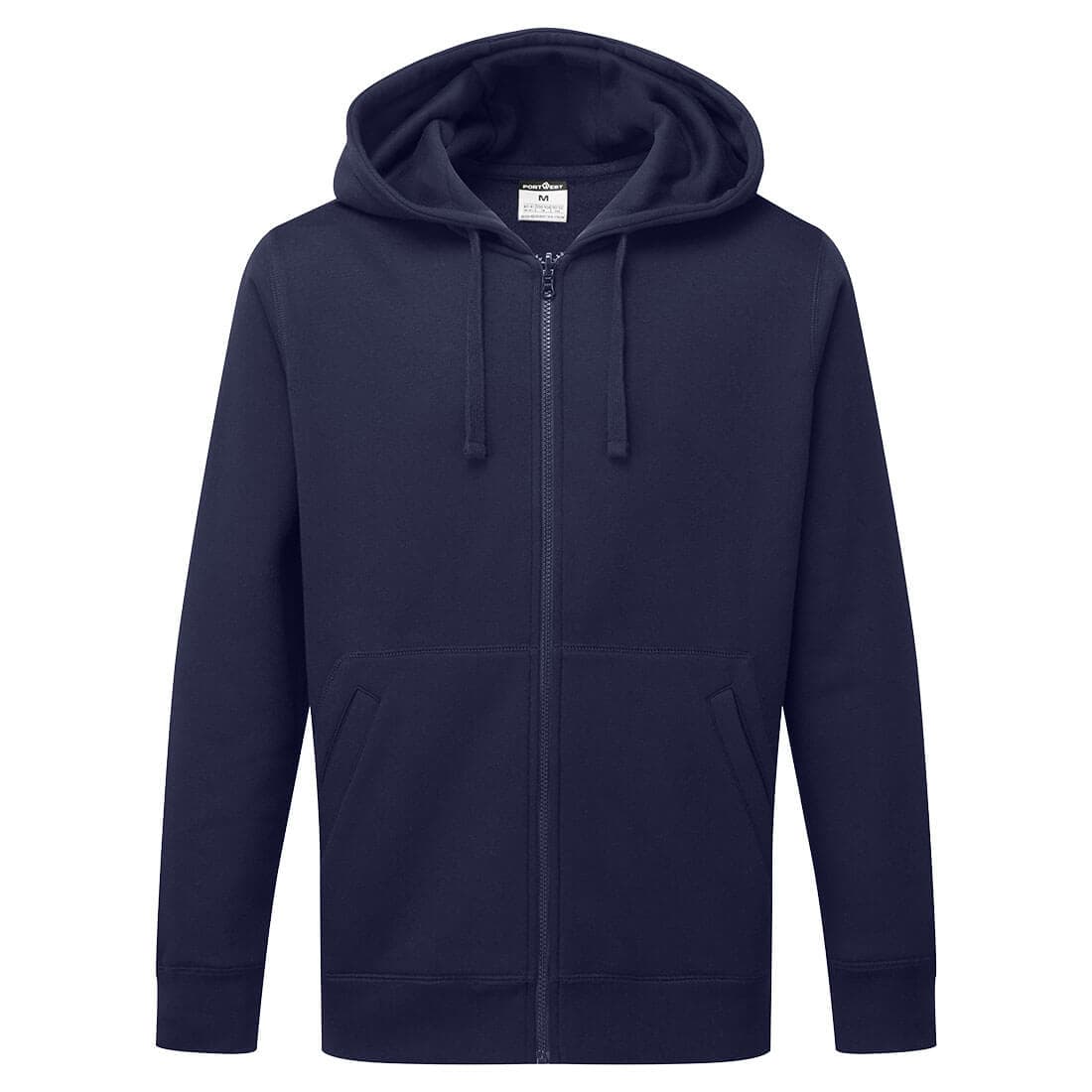 Sweat à capuche zippé Marine