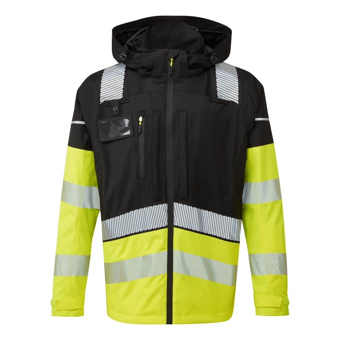 Veste de pluie Ultimate haute-visibilité 3 en 1 Jaune/Noir