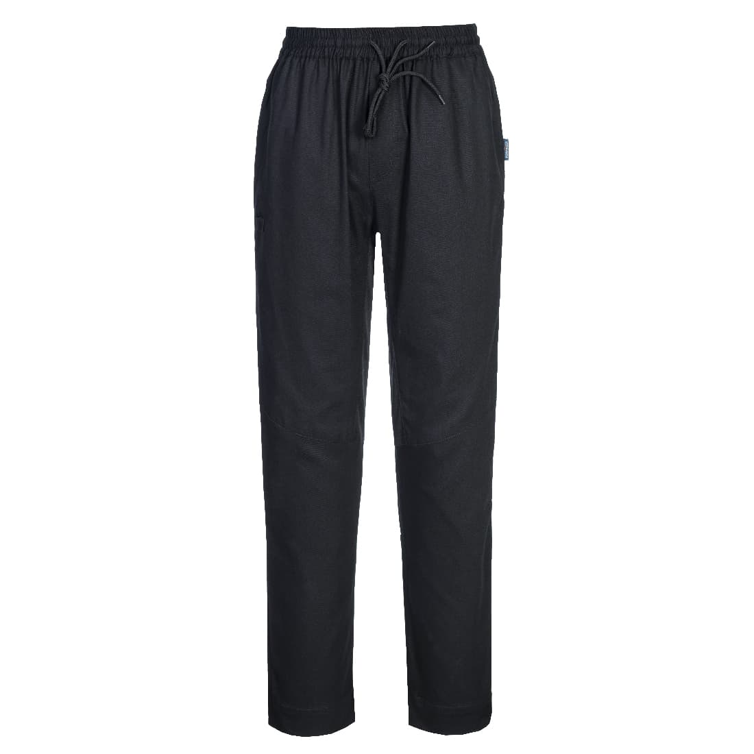 Pantalon de cuisine coton maille aérée Noir