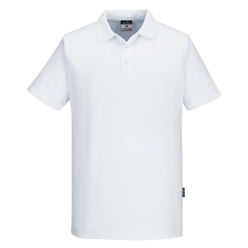 Polo Mesh manches courtes Blanc