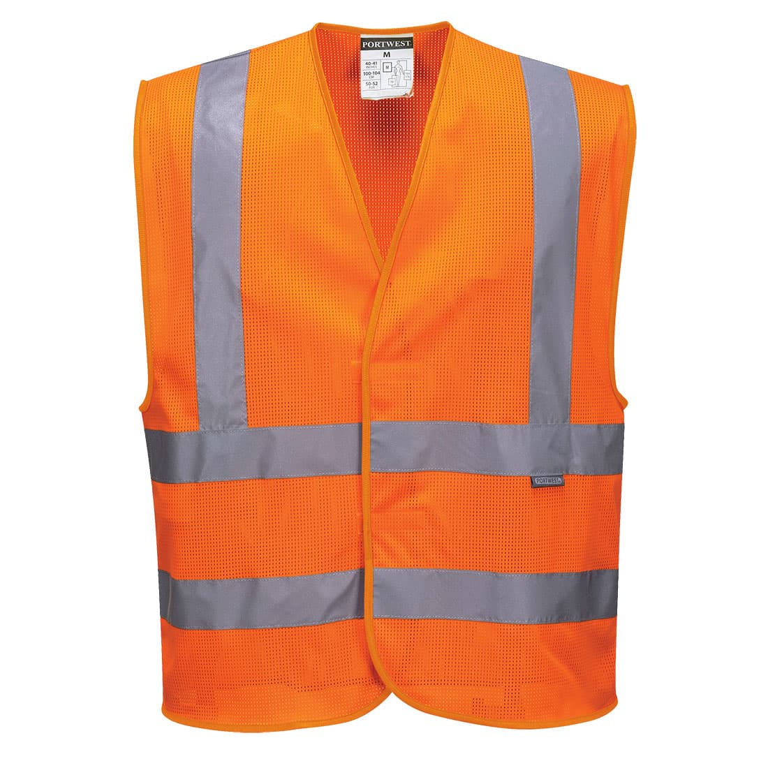 Gilet Haute Visibilité Maille Orange