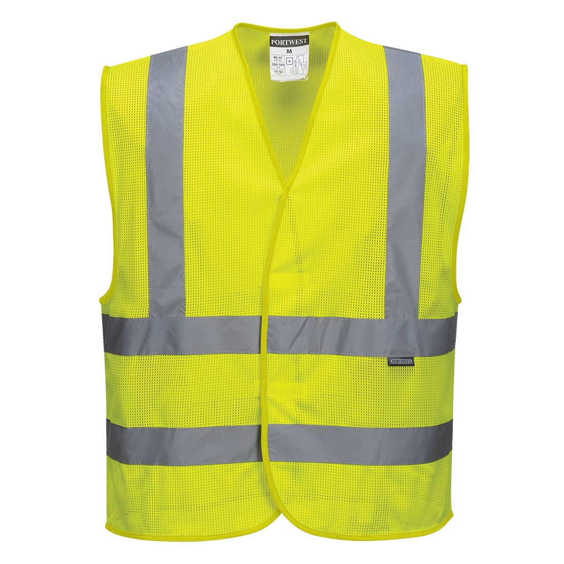 Gilet Haute Visibilité Maille Jaune