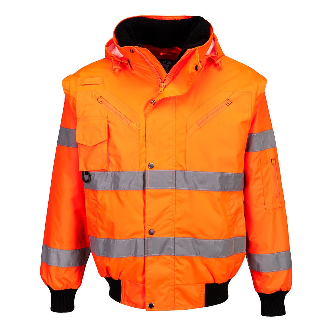 Blouson Bomber HiVis 3 en 1 Orange