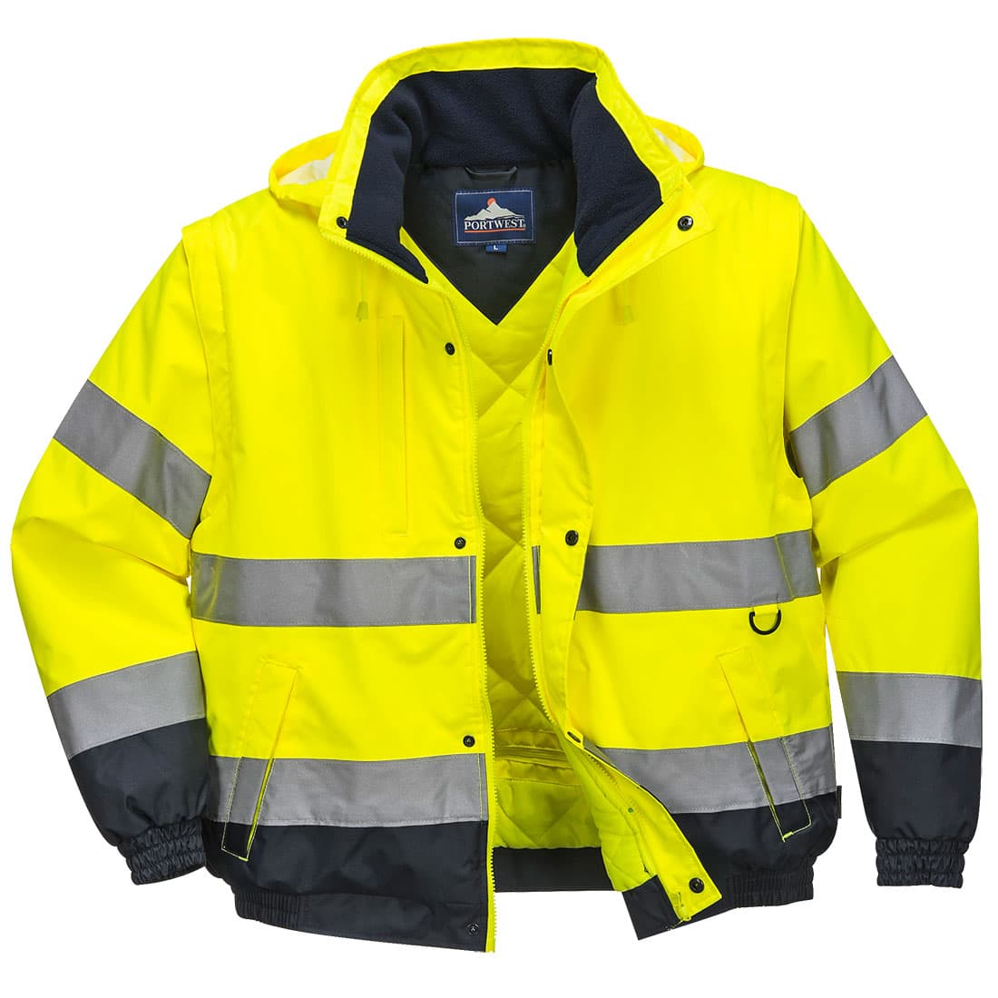 Blouson 2-en-1 HiVis Jaune