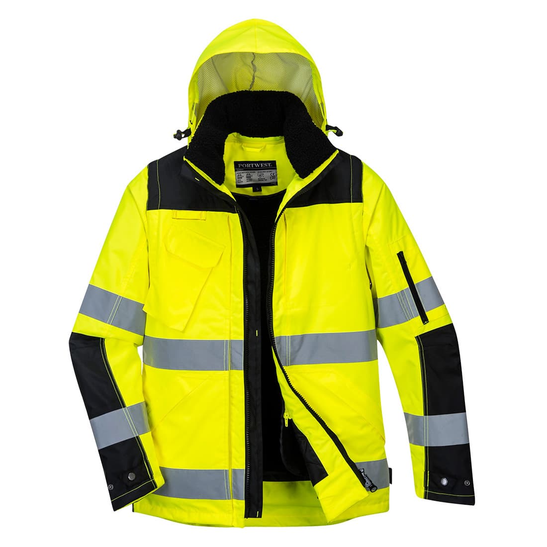 Blouson 3-en-1 Pro Hi-Vis Jaune/Noir