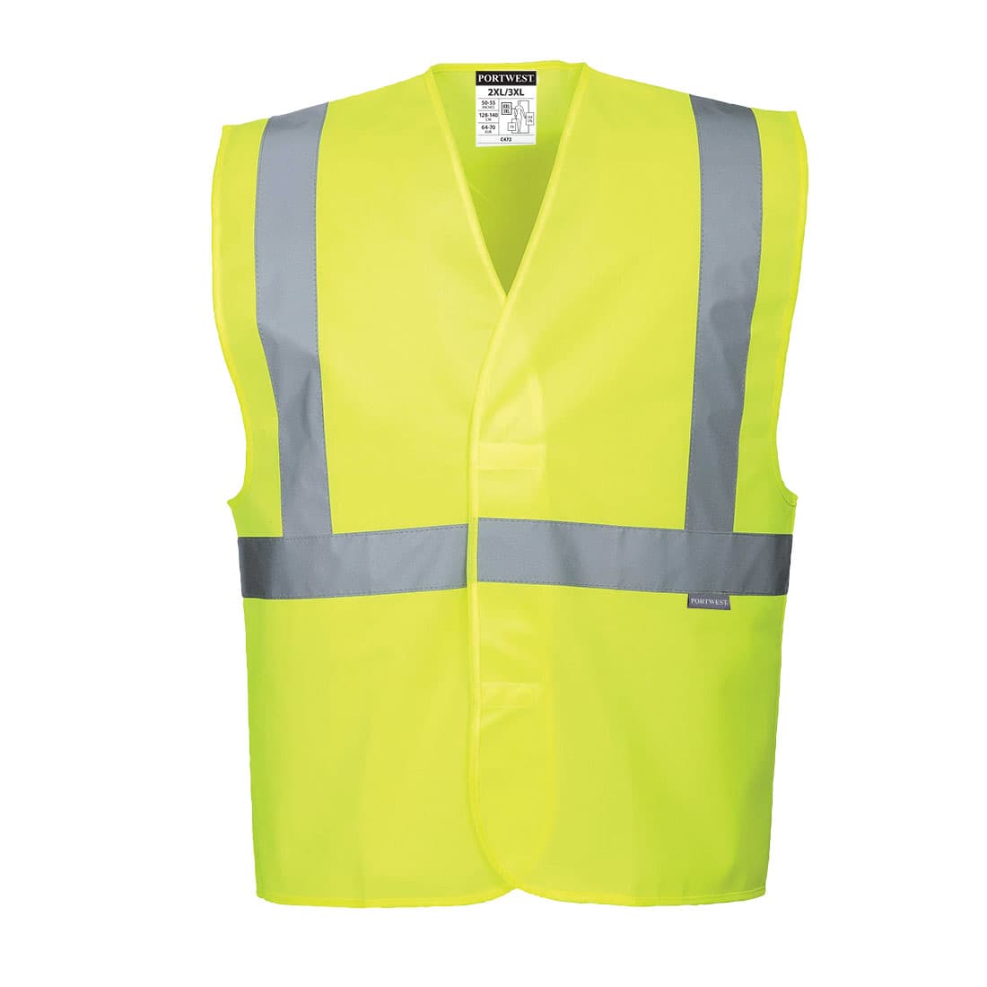 Gilet à bandes et à bretelles Hi-Vis Jaune