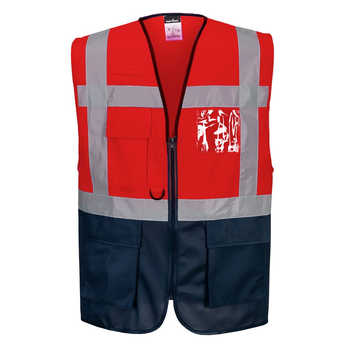 Gilet Executive Warsaw Rouge/Marine