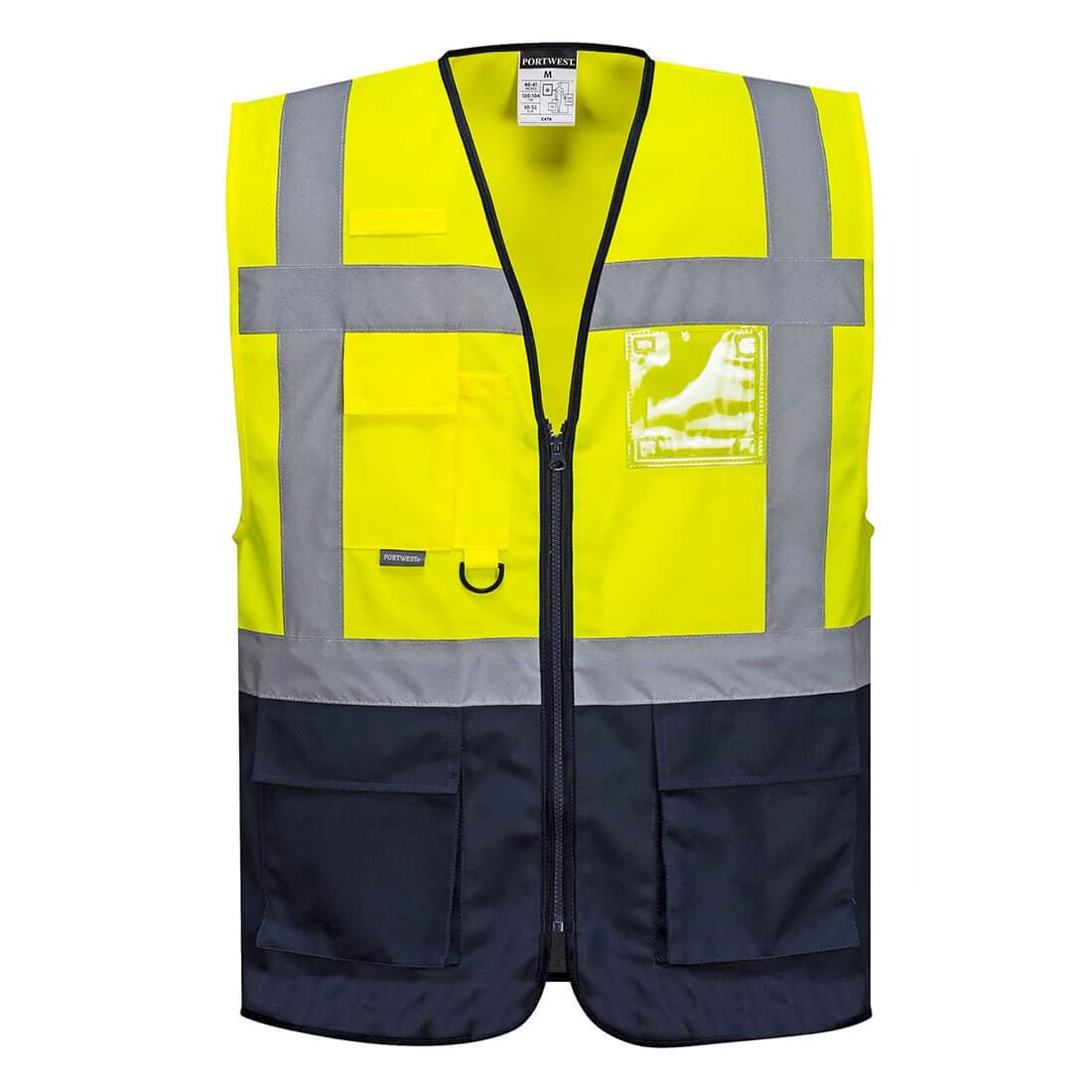 Gilet Executive Warsaw Jaune/Marine