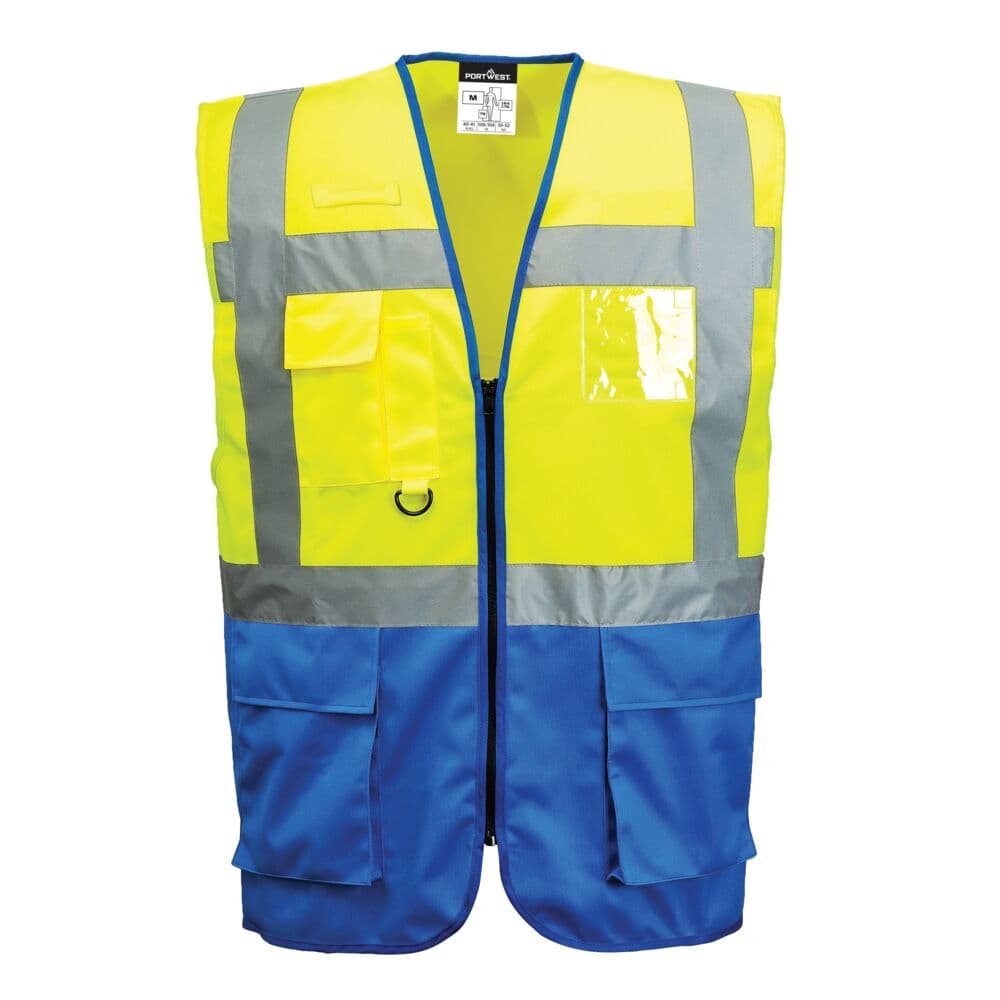 Gilet Executive Warsaw Jaune/violet