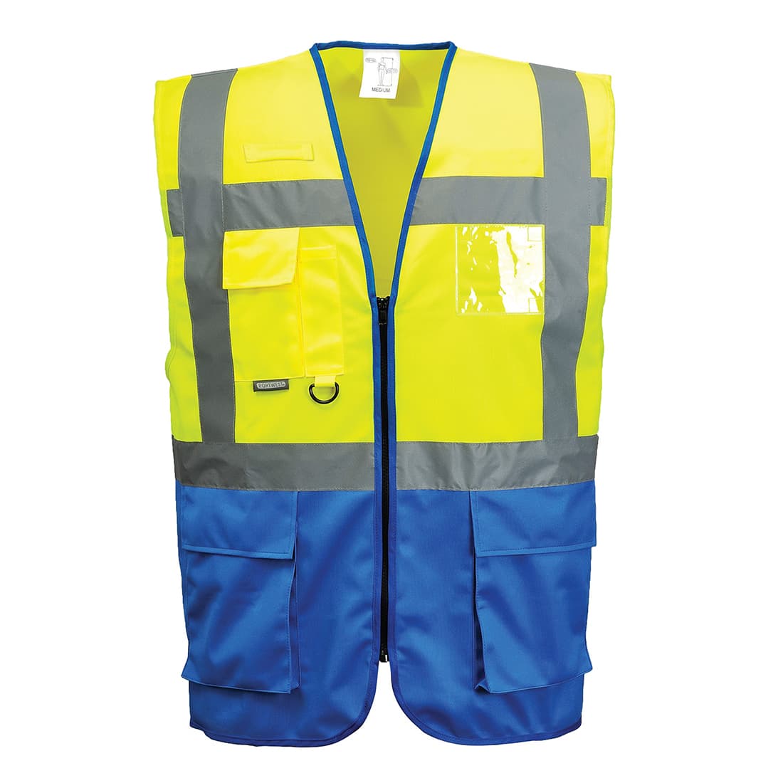 Gilet Executive Warsaw Jaune/Royal