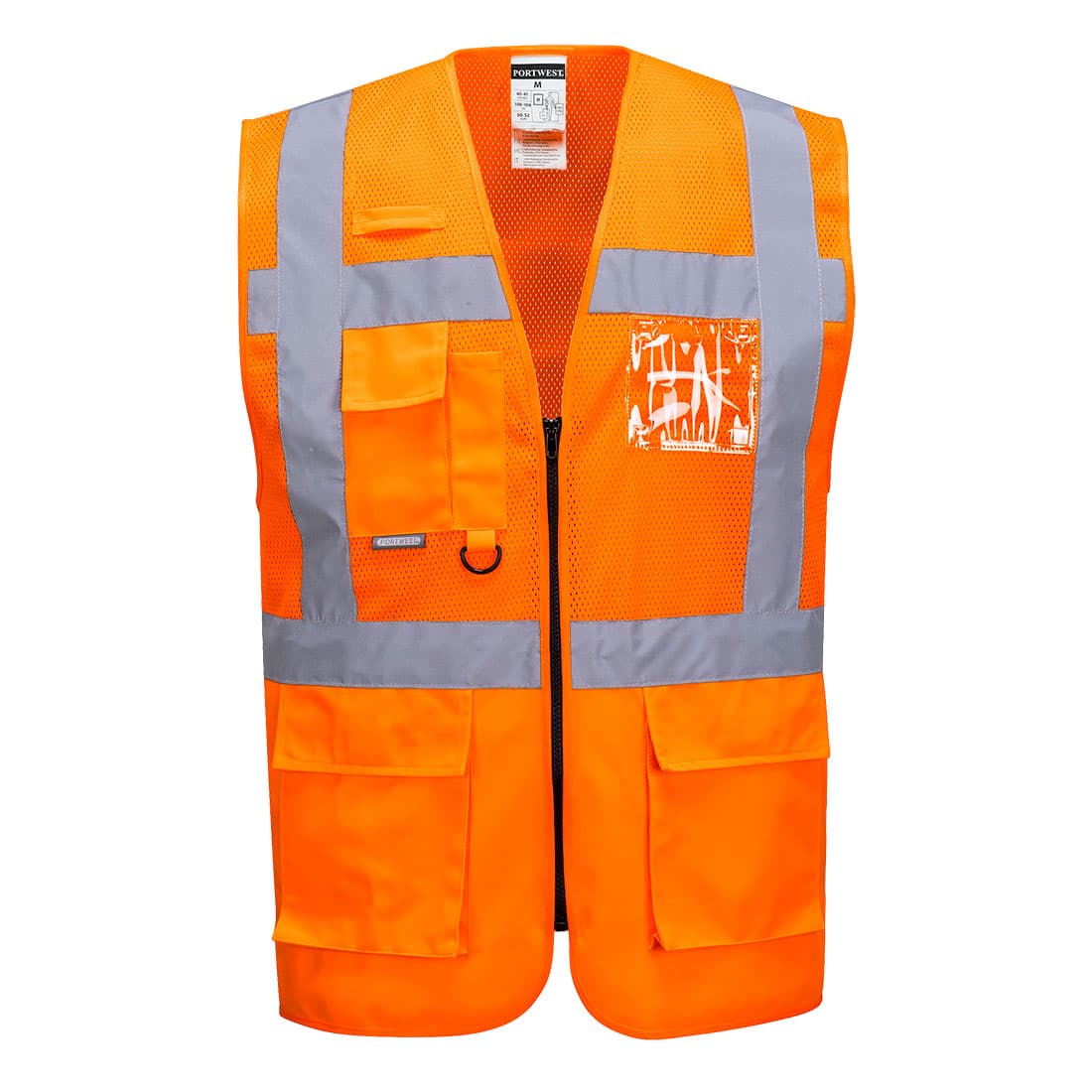 Gilet exécutive maille Madrid Orange
