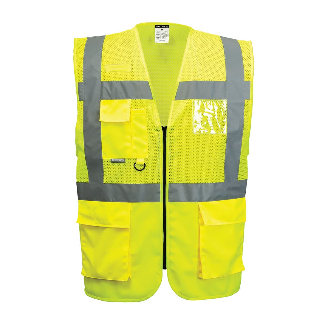 Gilet exécutive maille Madrid Jaune