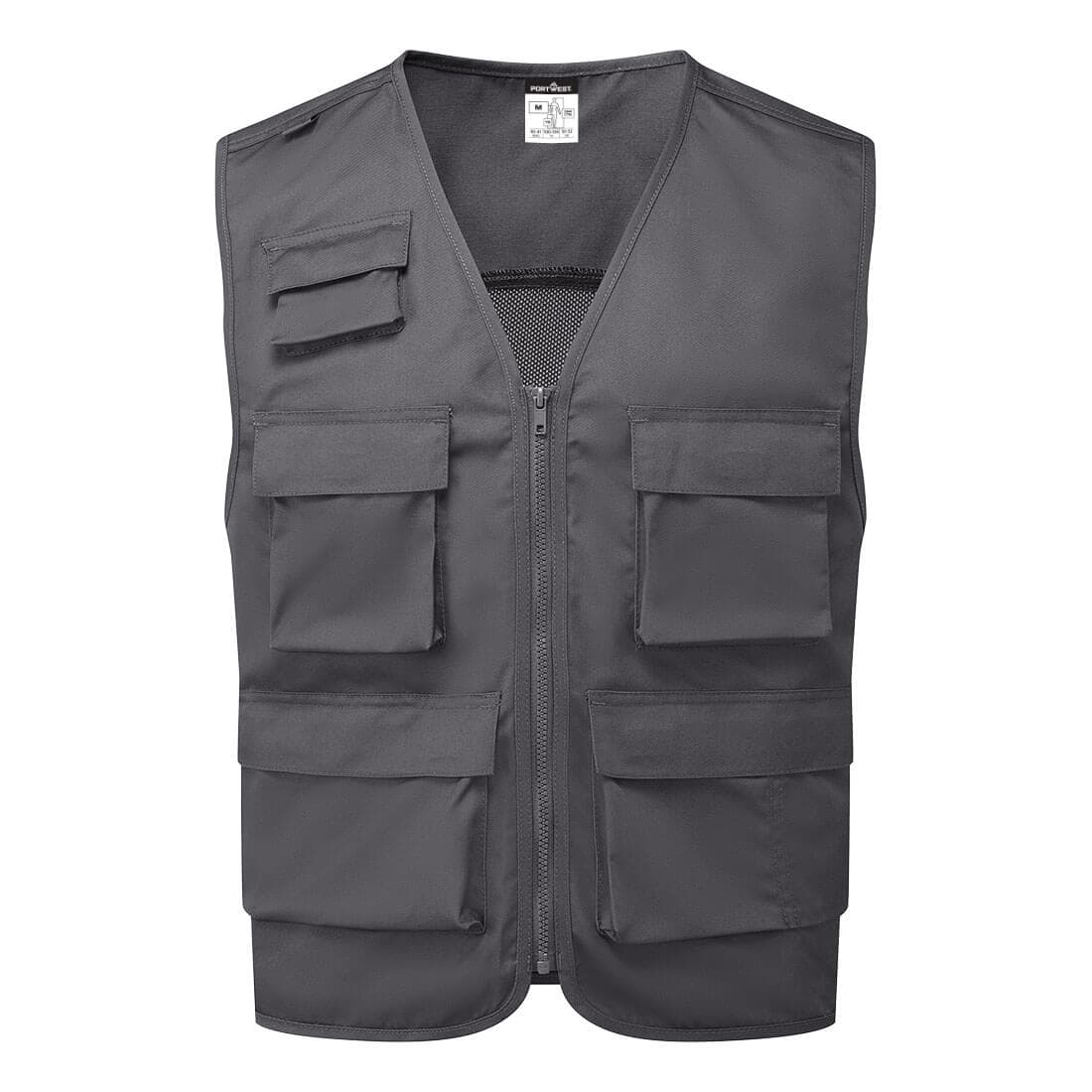 Gilet de travail Gris Métal