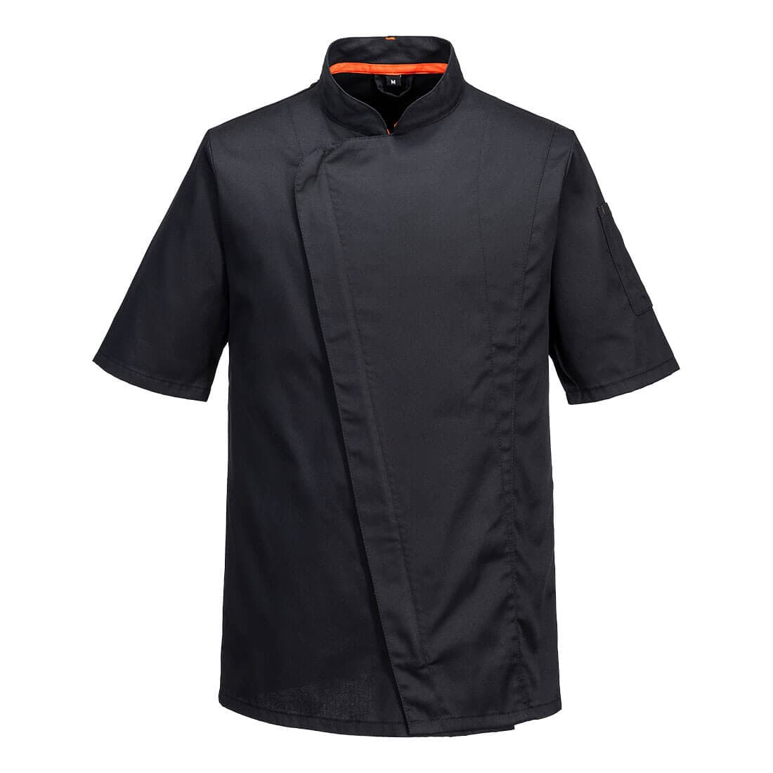 Veste de cuisine Maille Pro manches courtes Noir
