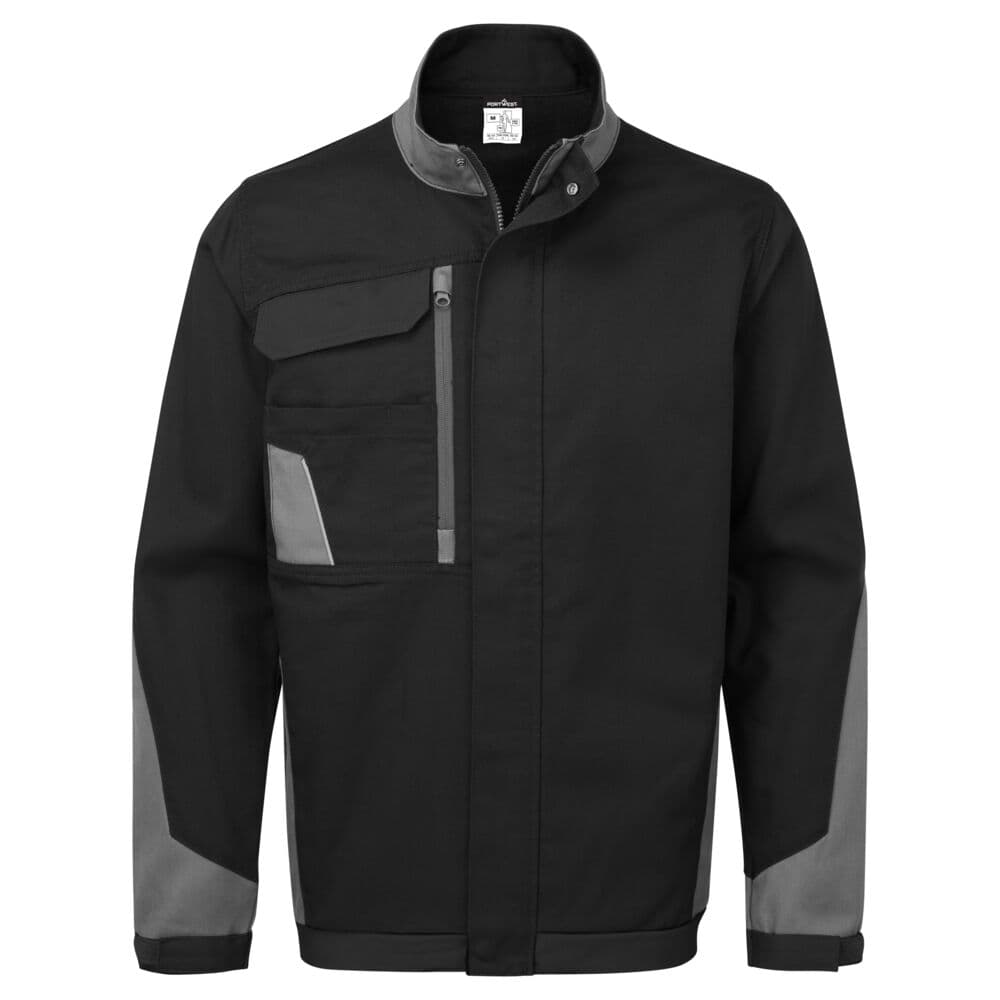 Veste de travail coton léger WX1 Noir/Gris