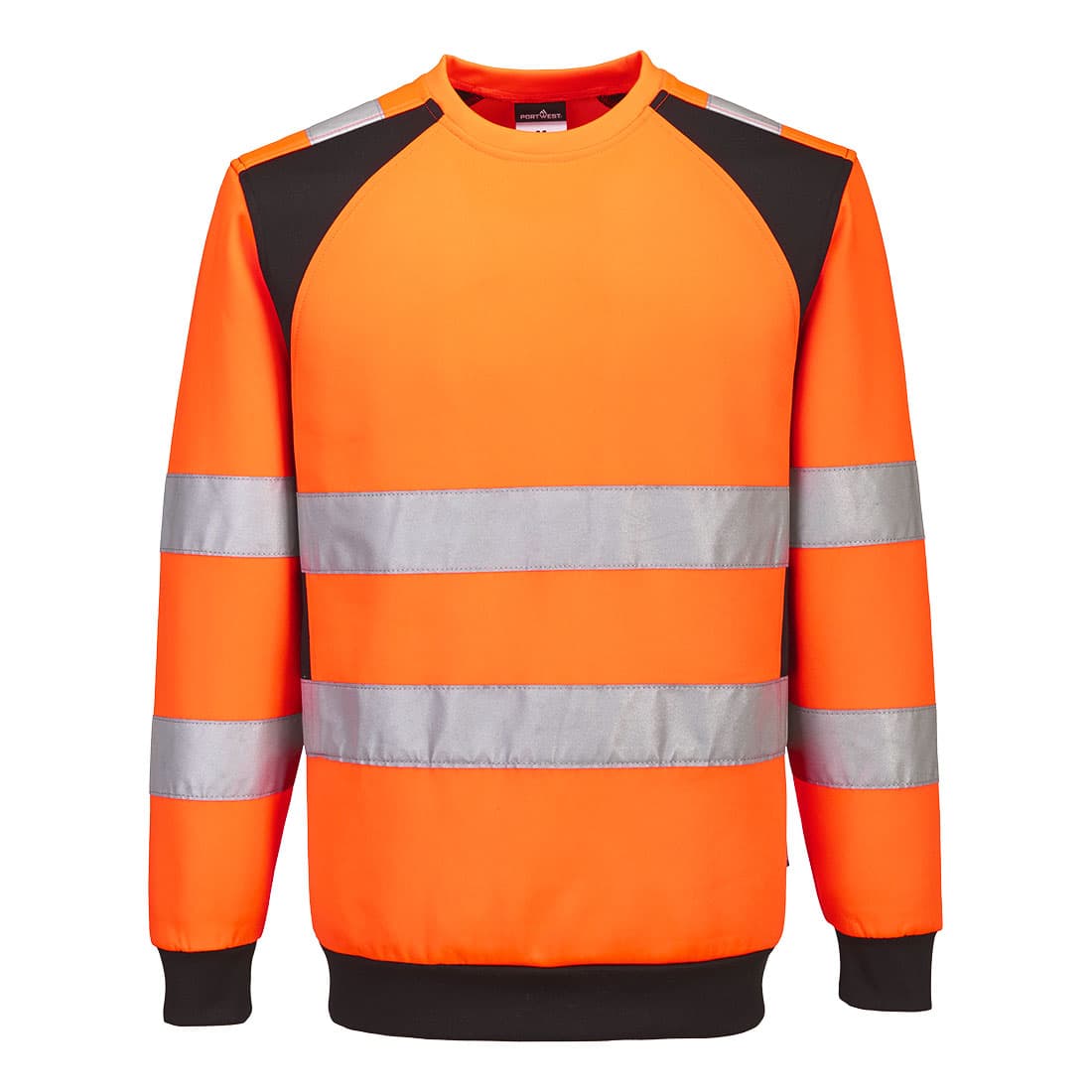Sweat HV éco-conçu WX2 Orange/Noir