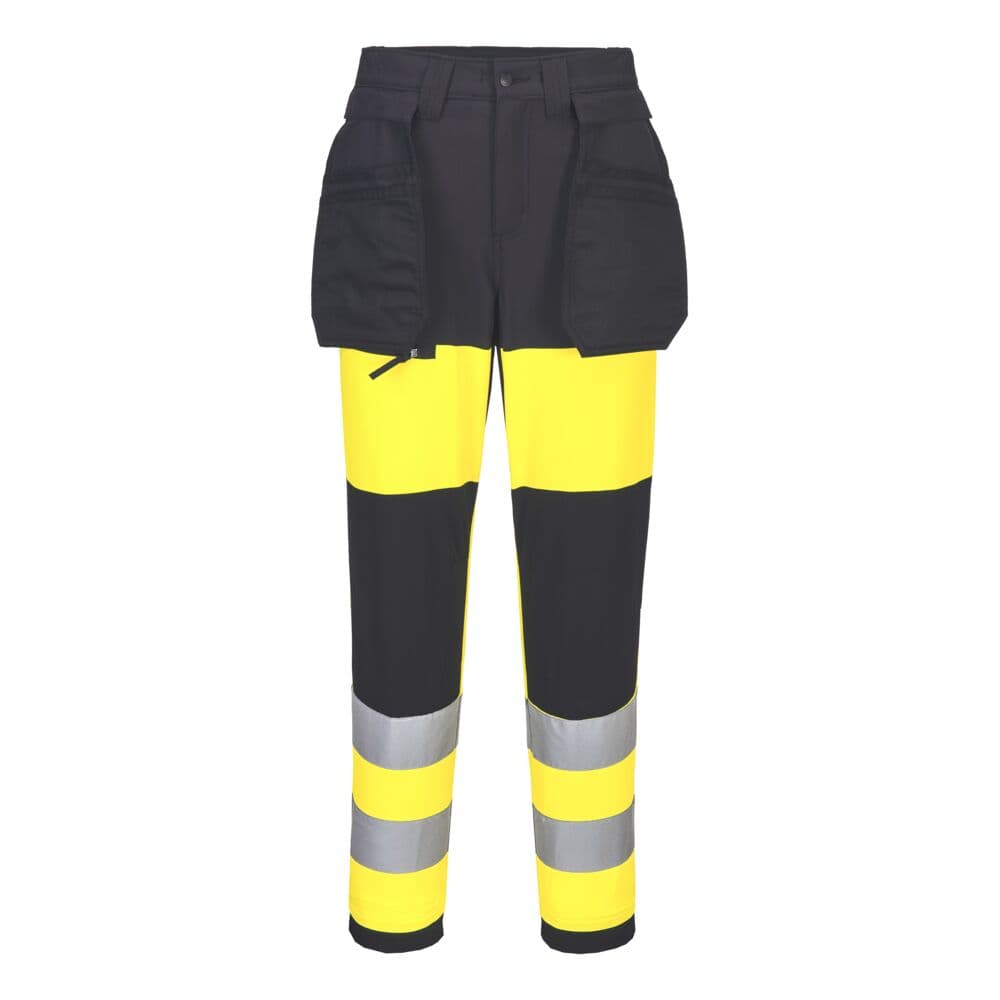 Pantalon femmes stretch HV éco-conçu WX2 Jaune/Noir