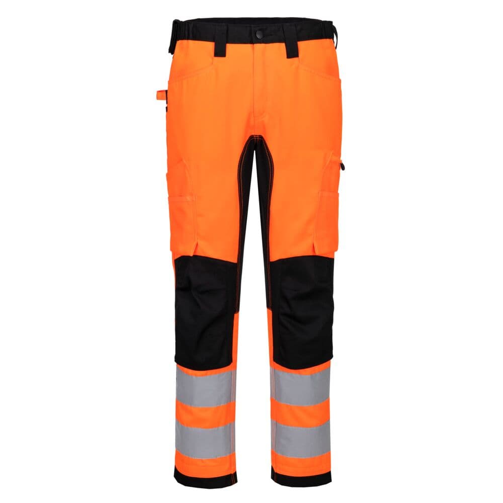 Pantalon de travail éco-conçu WX2 stretch Orange/Noir