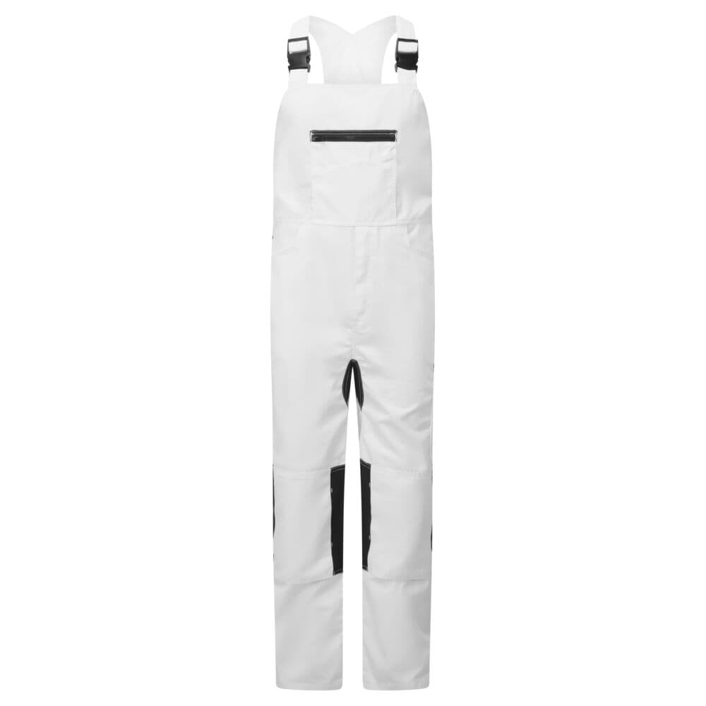 Cotte à bretelles stretch WX2 Blanc